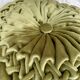 Coussin velours plissé rond vintage