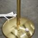 Space Age Bubble Glass and Brass Floor Lamp, Czechoslovakia, 1970s