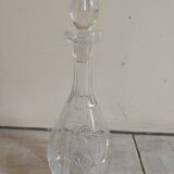 Cut crystal carafe with original stopper