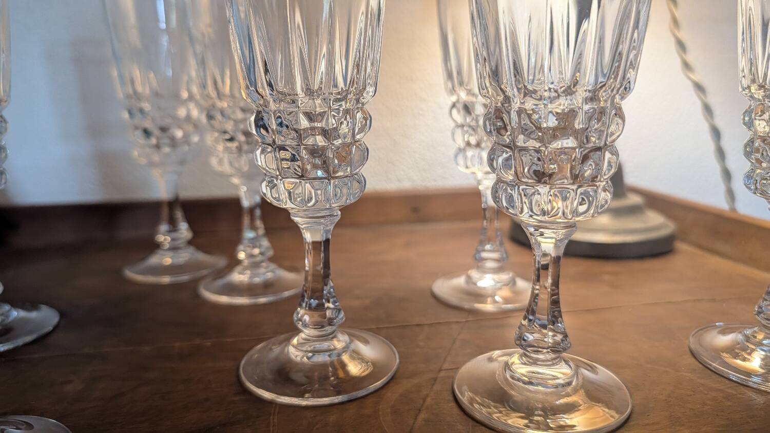 Crystal flutes – 1960s