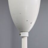 1950s Czechoslovak brass pendant with opaline glass diffuser