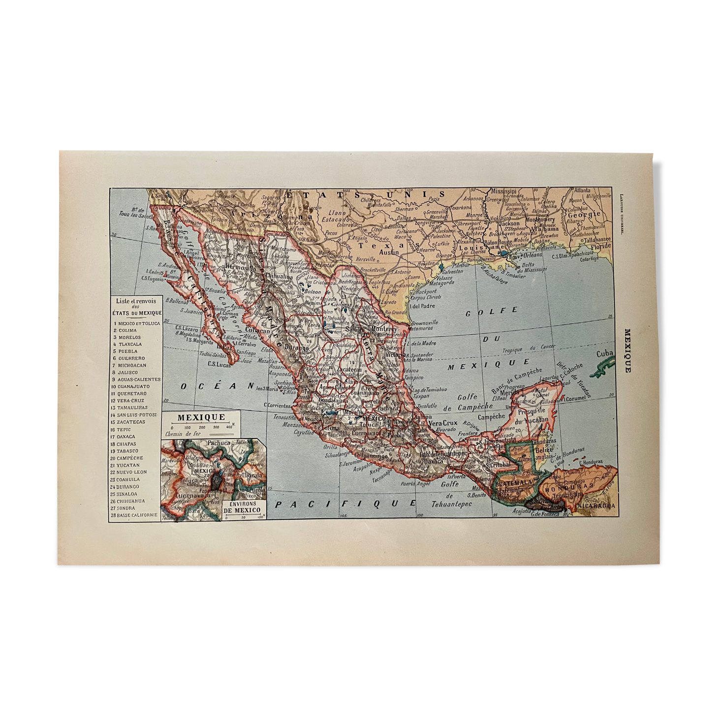 Geography cartography world travel ethnography craft pottery Incas Mexico Cortez