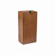 Little old wall showcase box has clock patina of origin india