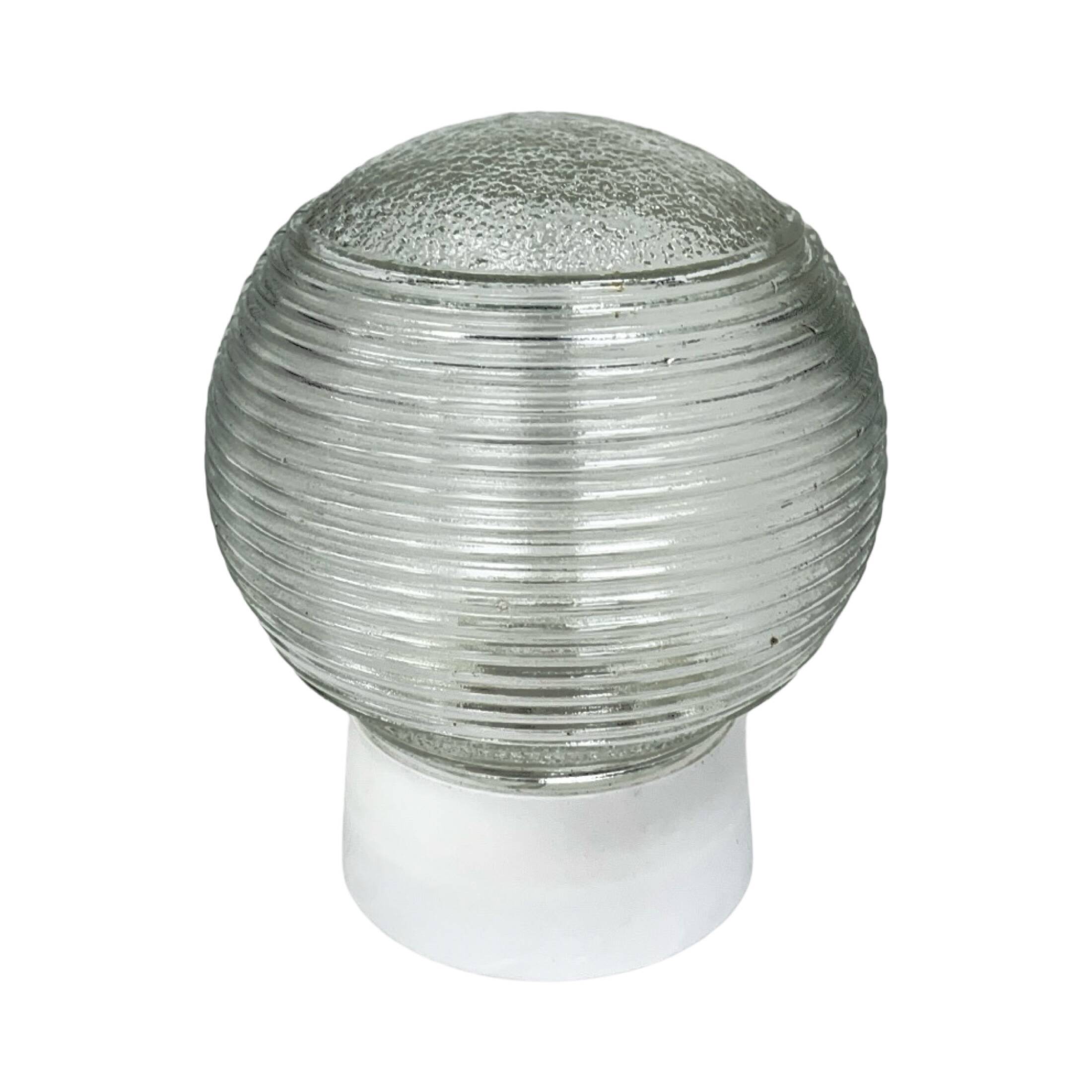 Vintage wall sconce | shade Glassworks Białystok 1974 | new installation |