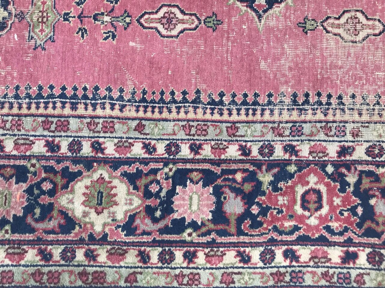 Turkish carpet former Sparta handmade 273 x 390 cm