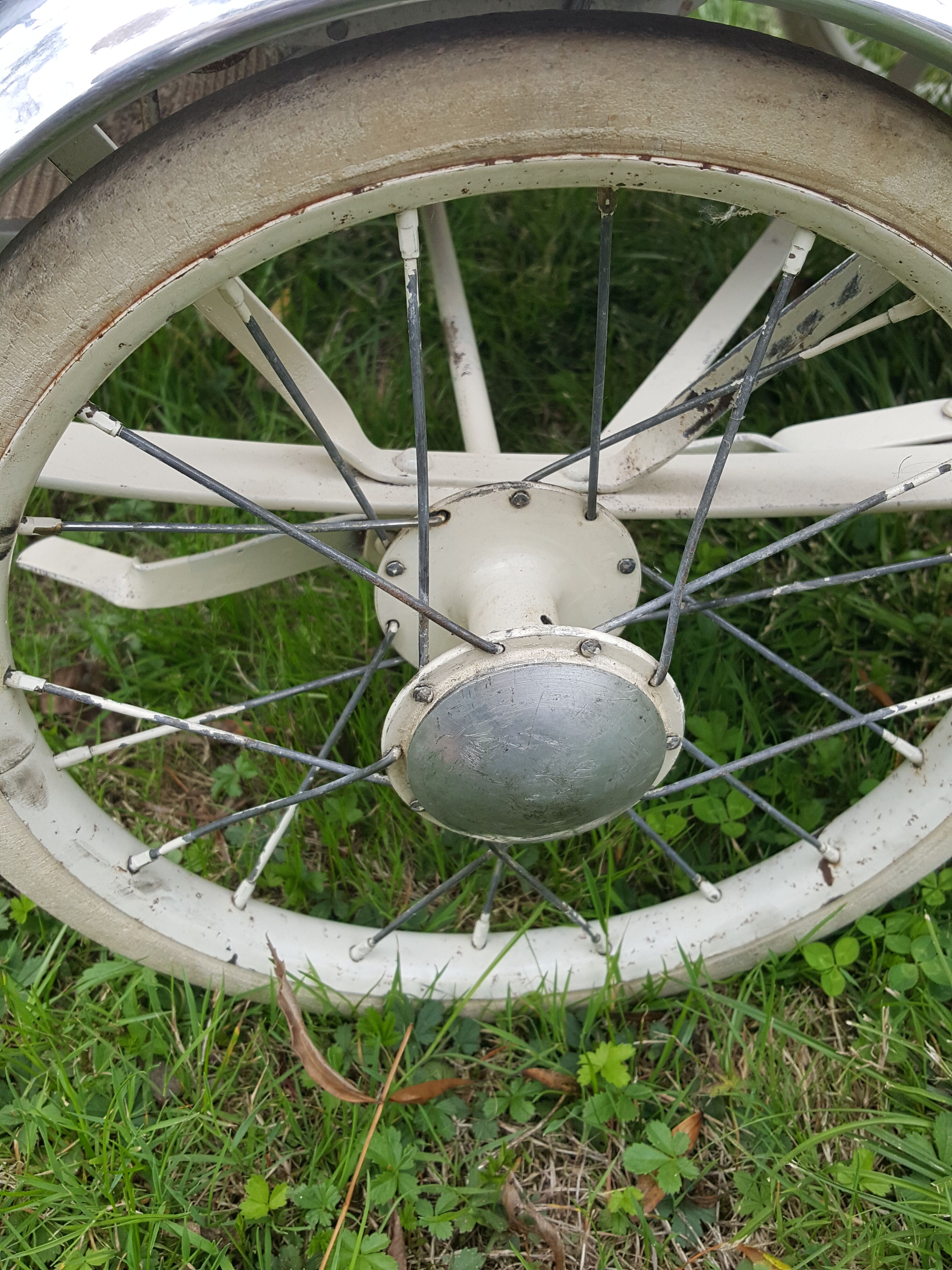 former 1950s pram that can be turned into a stroller