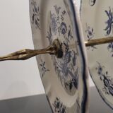 Porcelain cake display Sarreguemines Lancaster model