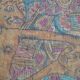 Large traditional Balinese painting on Kamasan Wayang vintage fabric.