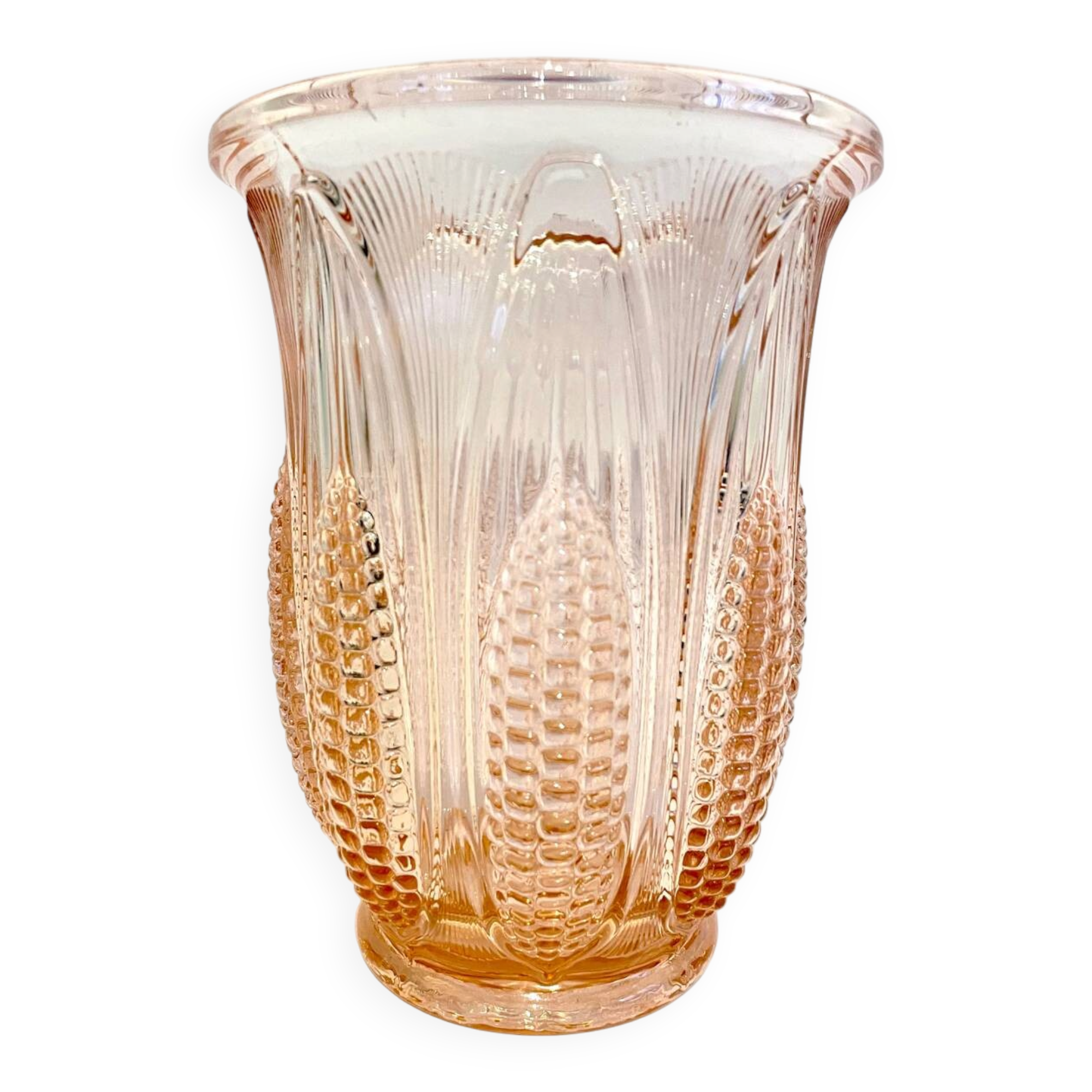 Vase Maïs, Luxval, Val Saint Lambert