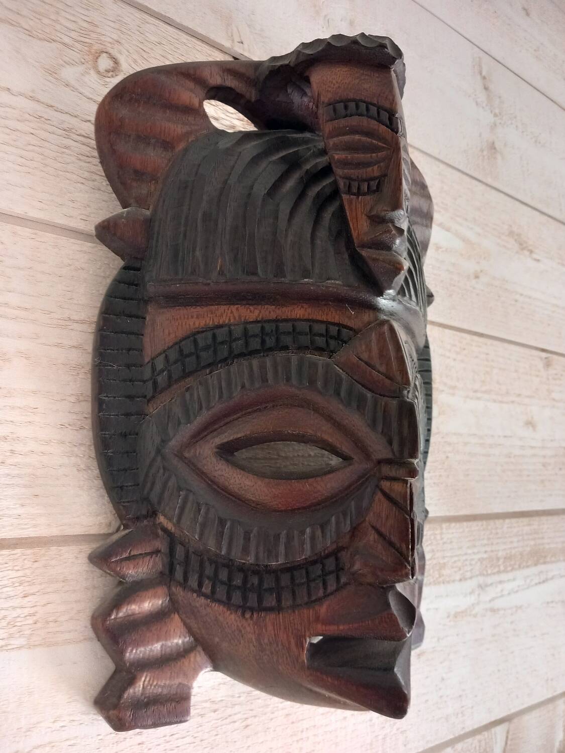 Wooden tribal mask