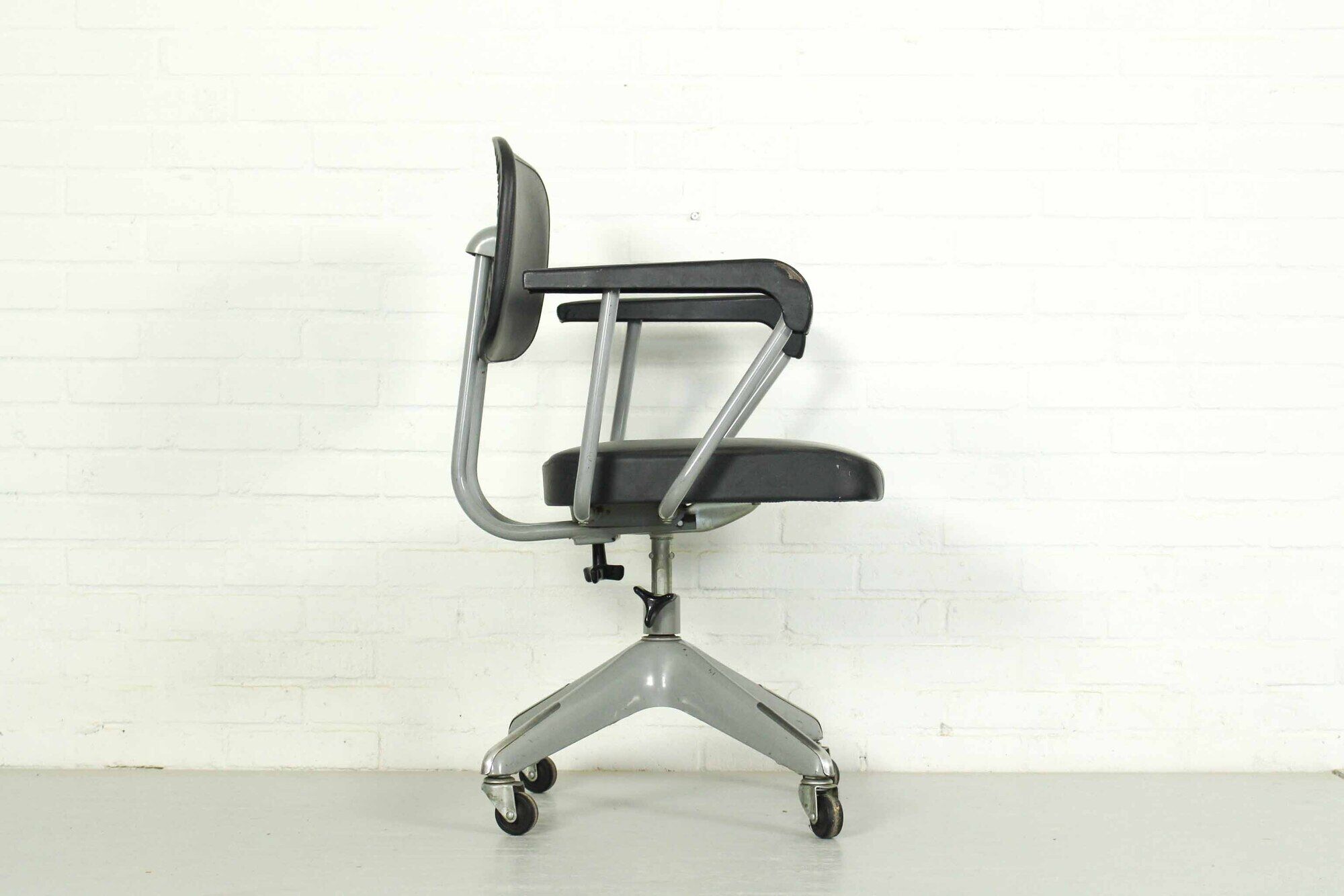 Japanese Industrial Office Desk Chair by Takashi Okamura, 1970s