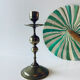 Brass ball bougeoir