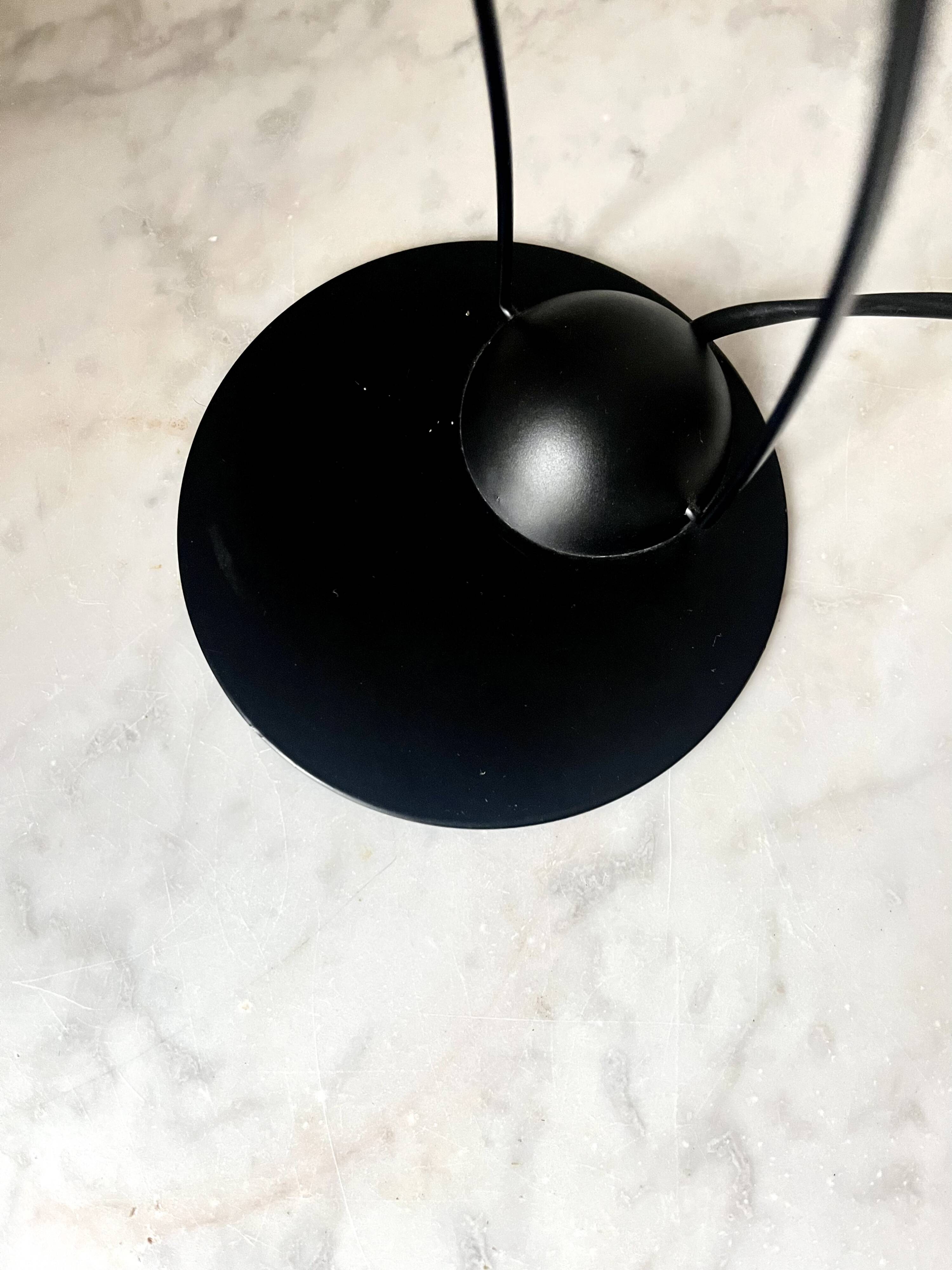 German Vintage Minimalistic table Arc Lamp by Hustadt Leuchten, 1980s