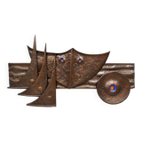 Vintage wall decoration wall art object 'Brutalism'