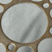 Miroir rond en céramique