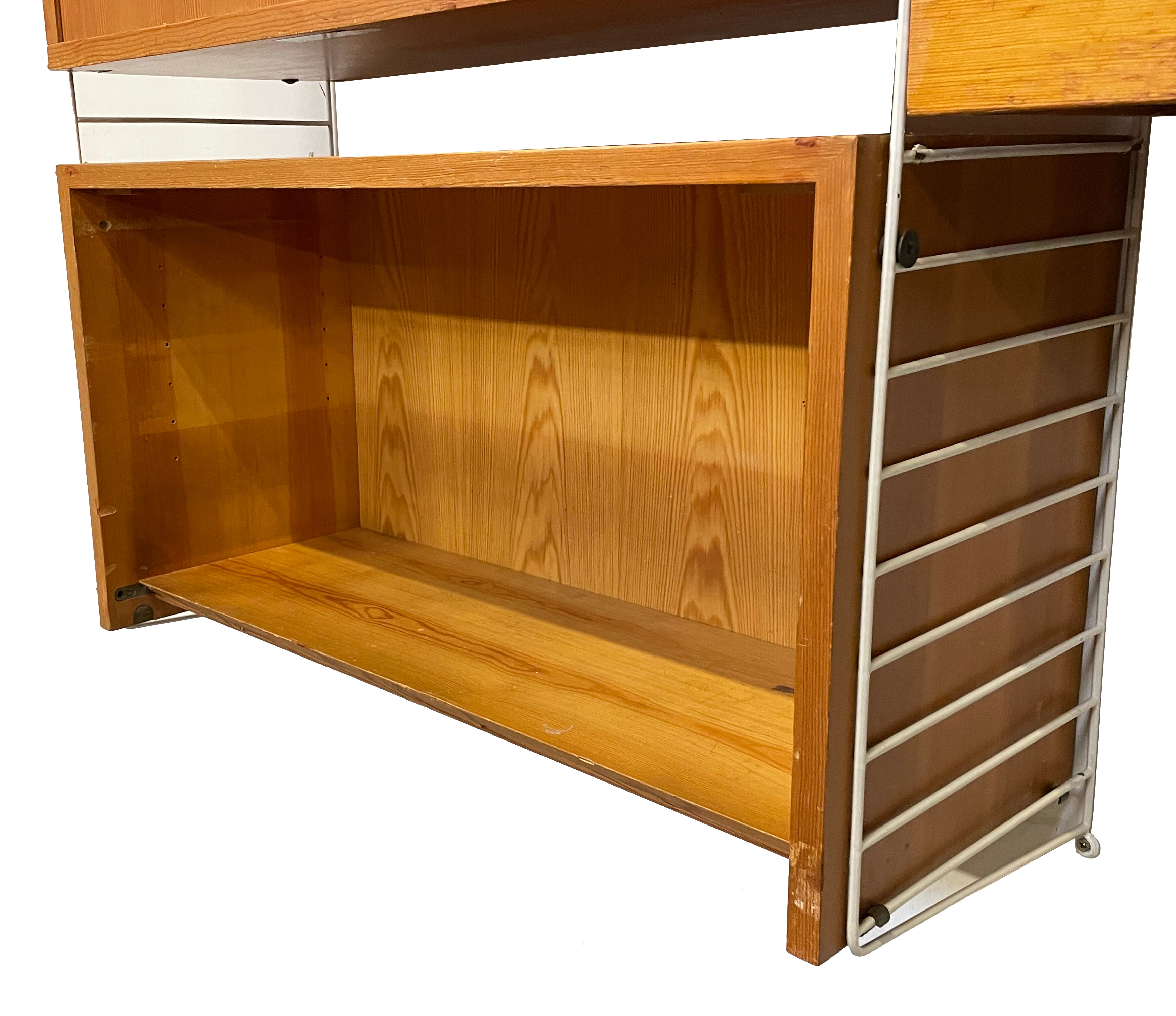 Mid Century Nisse Strinning string wall system 1960