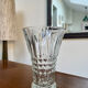 Vintage pressed glass vase – tulip shape