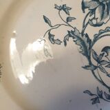 Six earthenware dinner plates from Grigny