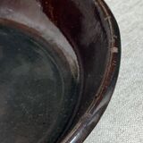 Vallauris iridescent ceramic gratin dish