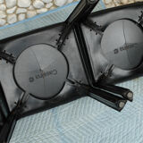 Vintage CAB 412 chairs, Mario Bellini design for Cassina, set of 4