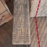 Chaise longue en rotin