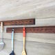 Solid oak workshop coat rack