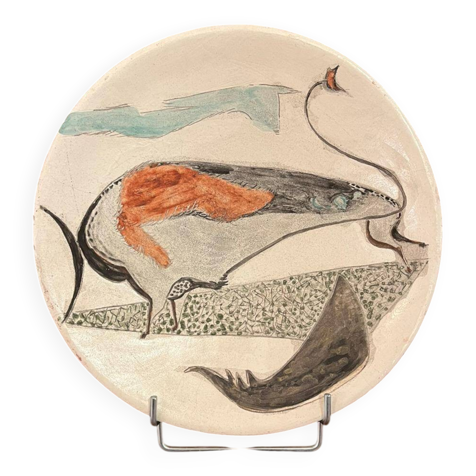 Assiette en Céramique Vallauris