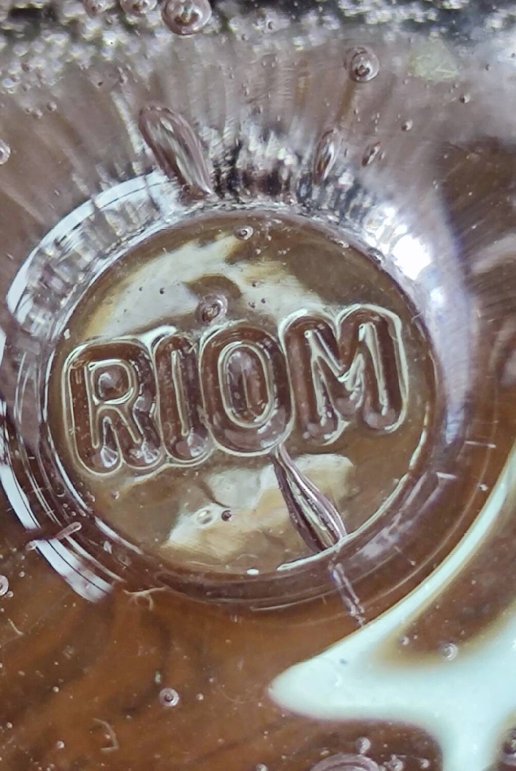 Riom bubble glass cup
