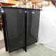 Vitrine laqué noir design Behr années 80