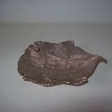 Empty pocket in silver metal