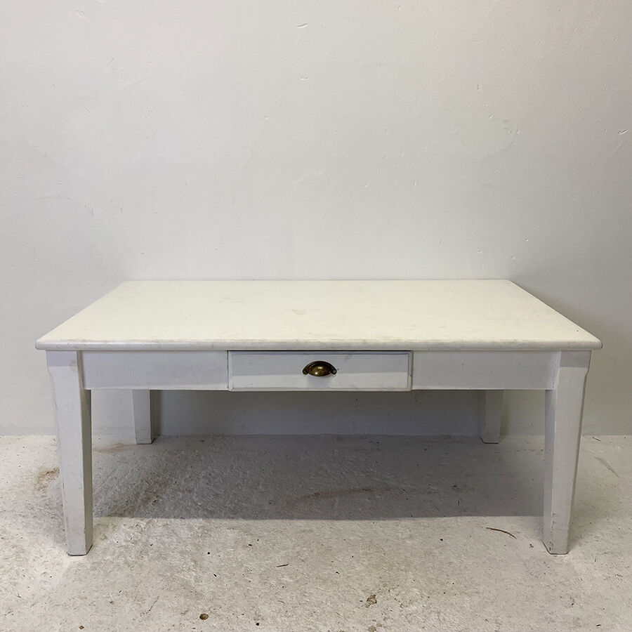White coffee table