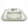 Art deco sardine container, silver-plated brass, crystal, belgium, 1930s