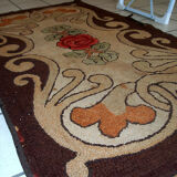 Carpet former American hooke made hand 76x130cm 1900