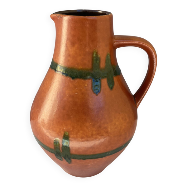 Vase pichet West Germany en céramique années 60
