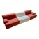 Fiandra modular sofa - Vico Magistretti - Cassina - red and white