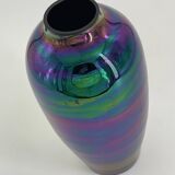 Vintage mercurized ceramic vase