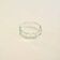 Octagonal glass ashtray