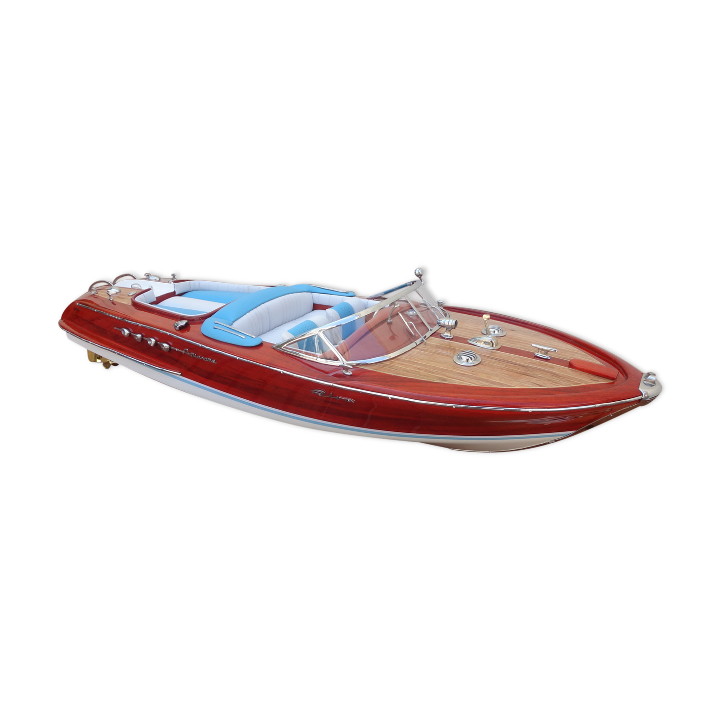 Model boat Riva aquarama 65 cm