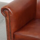 Club Chair in Cowhide Leather