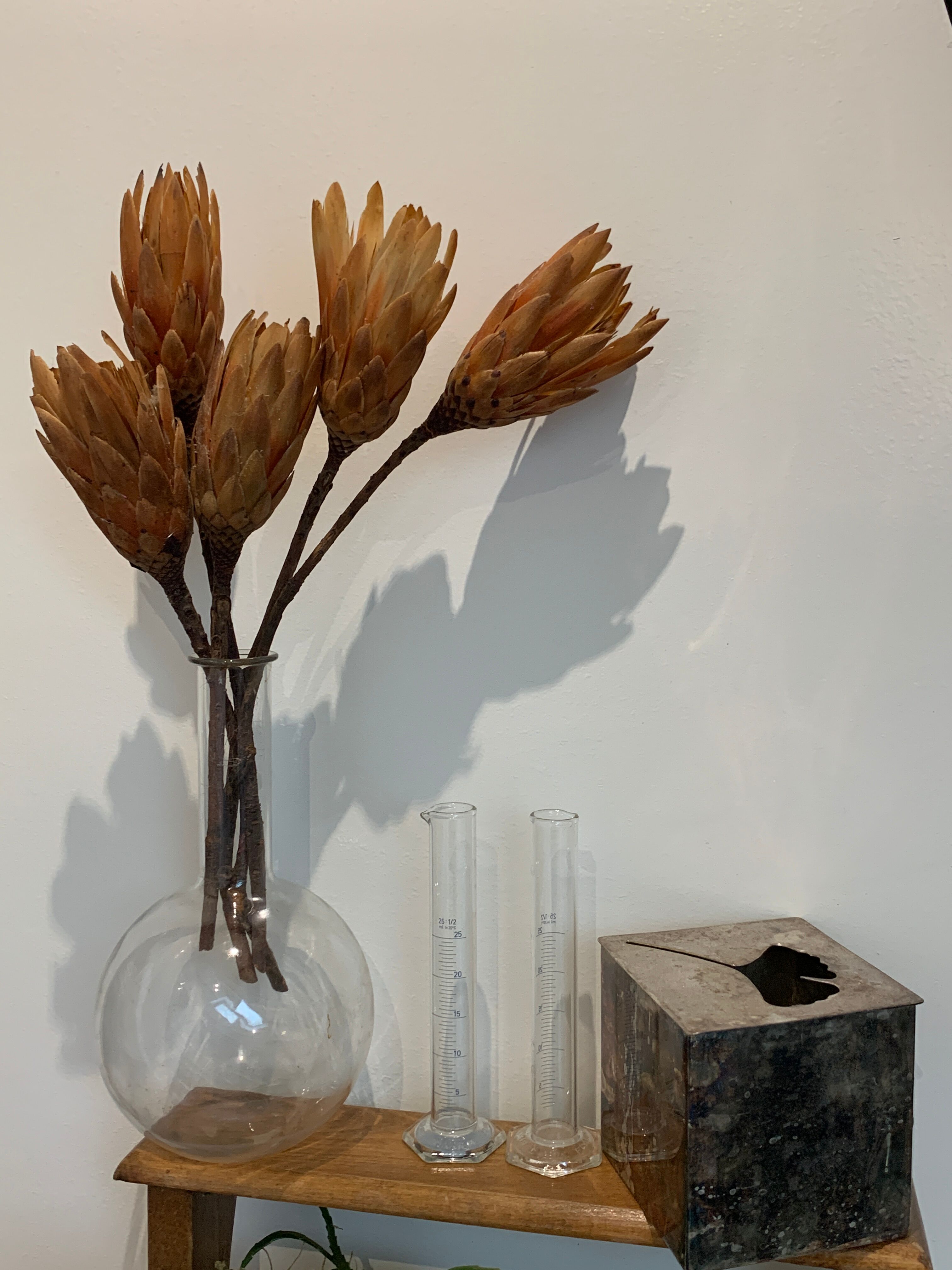 Vase vintage de laboratoire