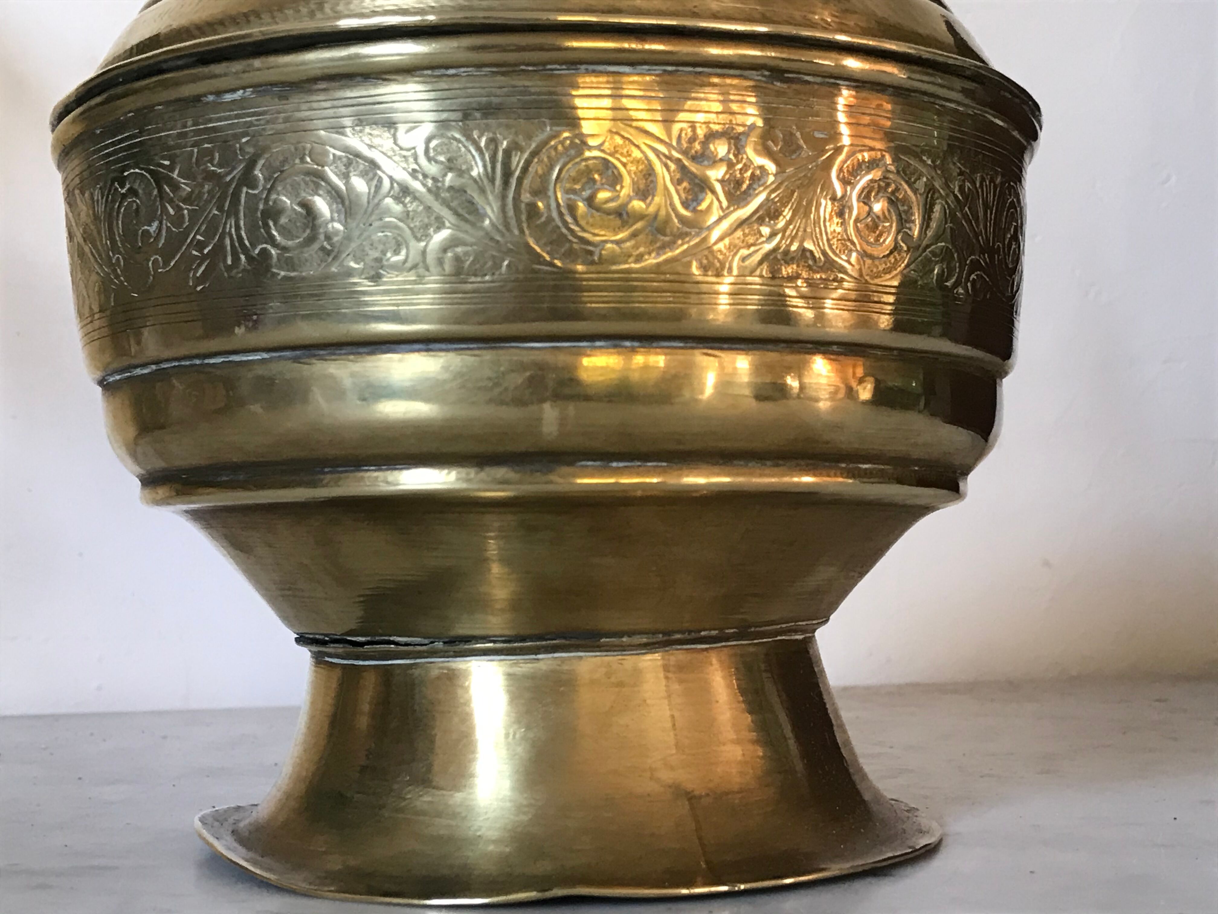 Vintage brass box