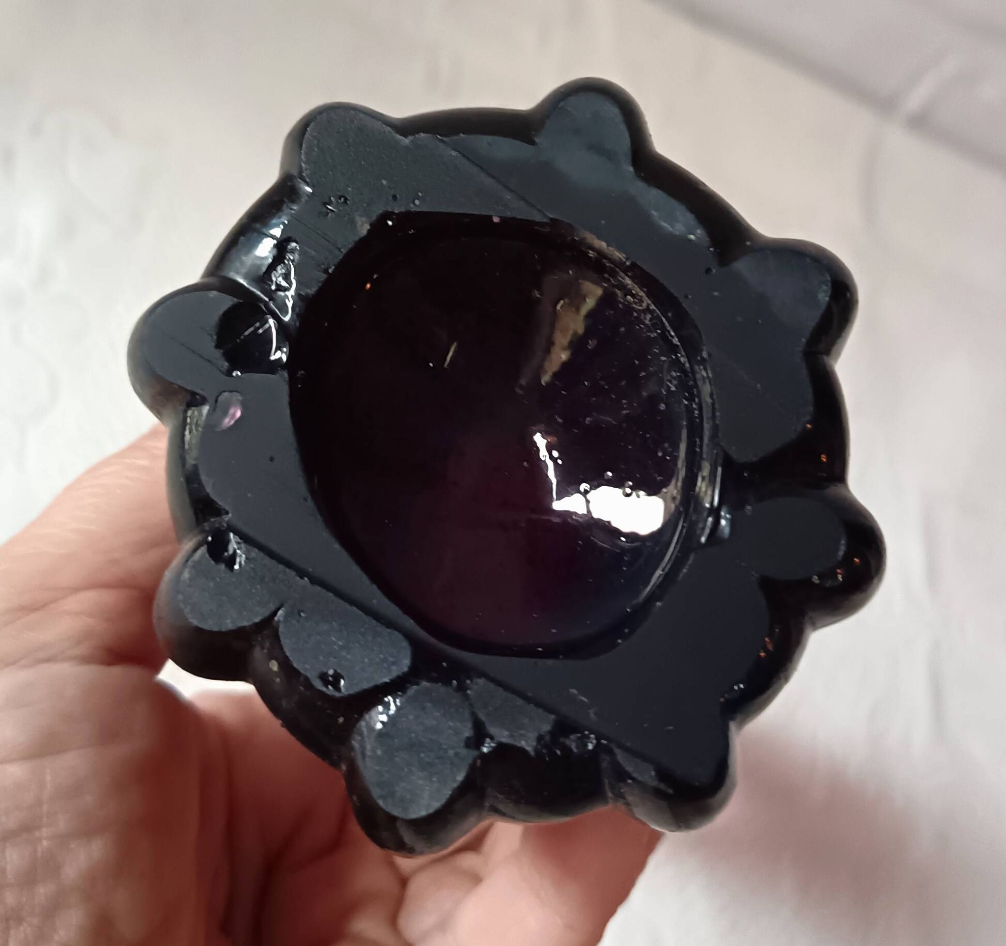 Vintage VASE, Colorful Art Glass Finger Vase, Retro Finger Vase