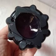 Vintage VASE, Colorful Art Glass Finger Vase, Retro Finger Vase