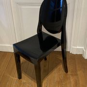 Victoria Ghost Chair by Philippe Starck for Kartell – Glossy Black