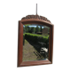 Small mirror 1900s, sober in walnut
