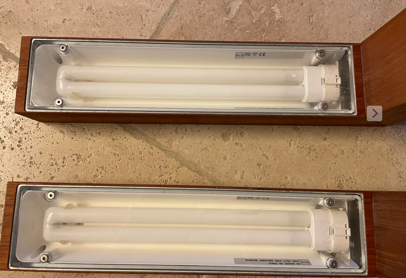 Wall lamp 45 teak flos