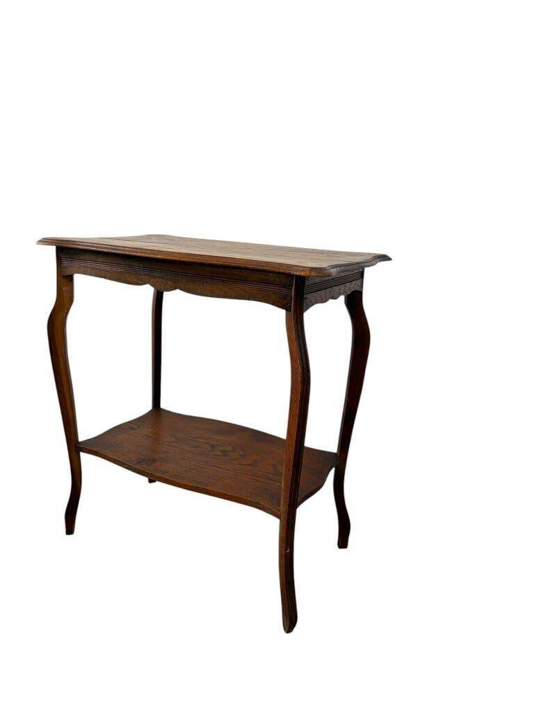Vintage wooden side table/plant table