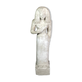 Lady of Auxerre limestone sculpture reproduction by the workshops of the Louvres
