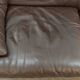 Cassina Maralunga 3seat-Sofa in darkbrown leather by Vico Magistretti
