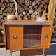Buffet ou bar vintage pieds compas et roulettes